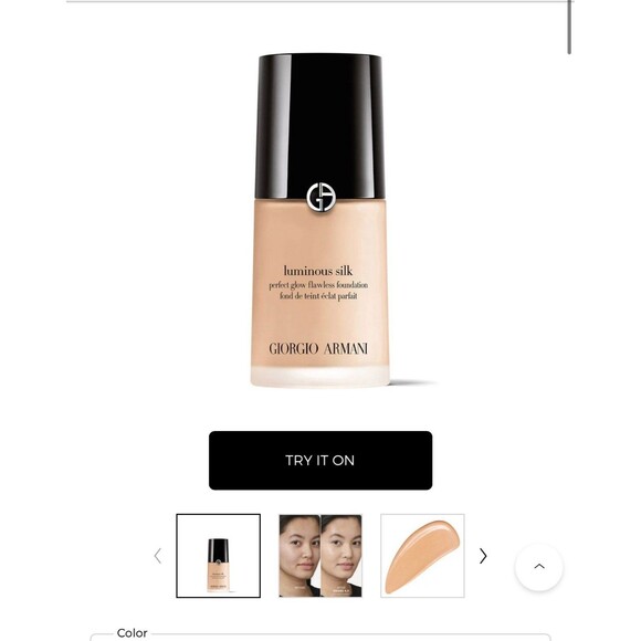 Armani Beauty Luminous Silk Perfect Glow Foundation Shade#4.5 New in Box - Picture 1 of 9